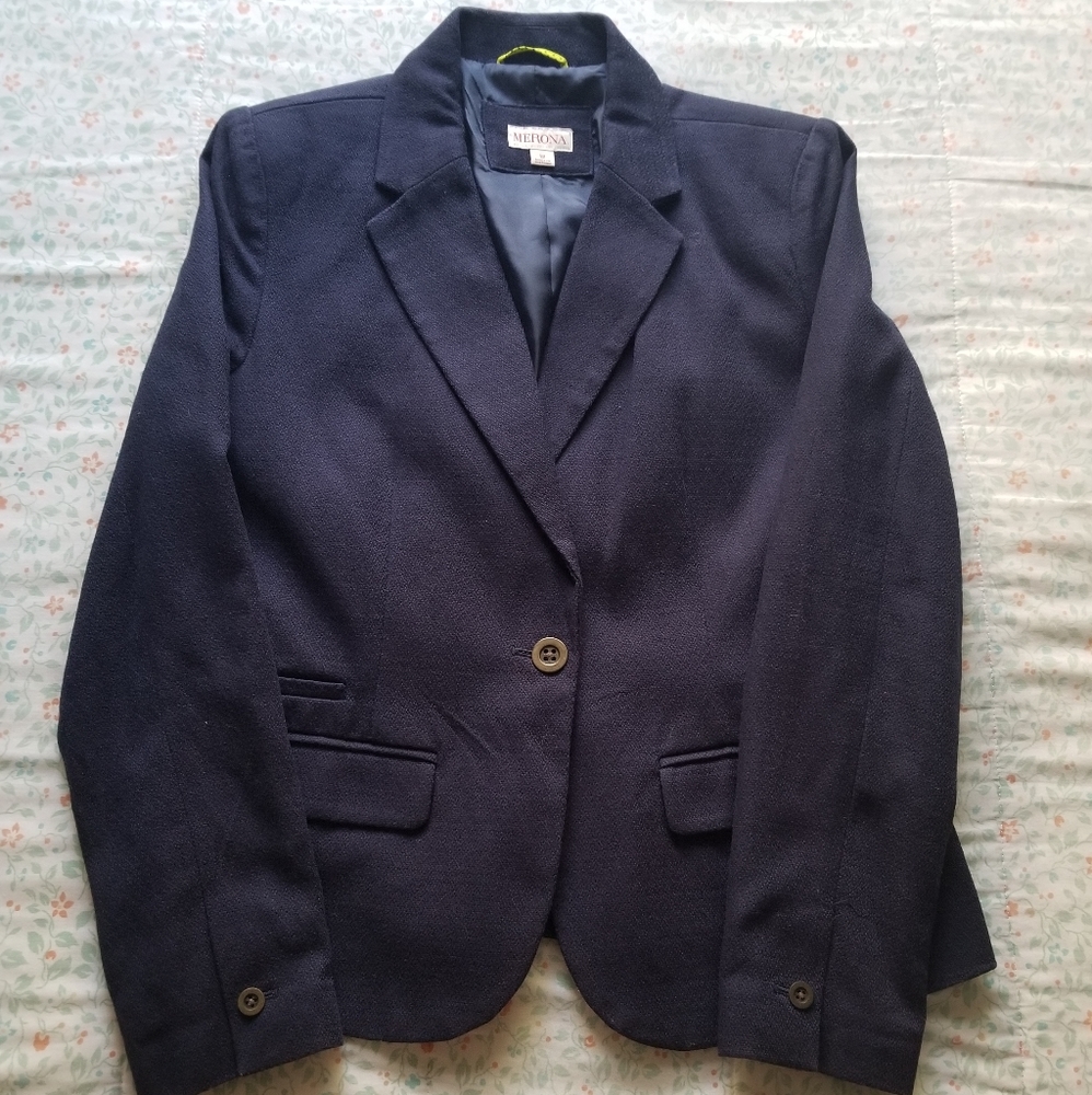 Merona one button blazer